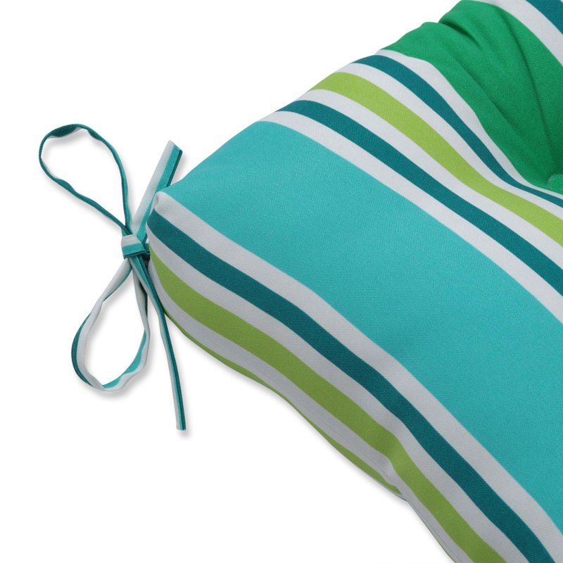 Coussin de siège intérieur / extérieur Dmitris, Vert, L 44 po