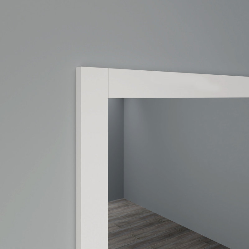 Cadre de miroir de meuble-lavabo mural 24 po x 36 po, Blanc