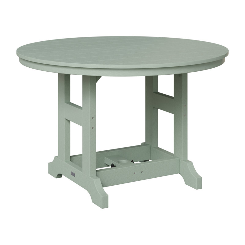 Berlin Gardens Garden Classic Round Counter Height Table, Seafoam, 39.5" H x 48" W x 48" D