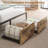 Upholstered Low Profile Platform Bed Frame-1977111675