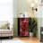 4 Drawer Dresser for Bedroom, Narrow Chest of Drawers, Wooden Top and Study Iron Frame 18"x37.5"-(WxH)
