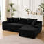 Canapé d'angle Cloud de 241 cm avec méridienne en L et rangement latéral-621349597