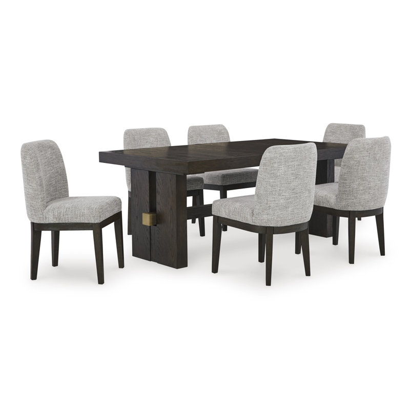 Table de salle à manger Burkhaus et 6 chaises
