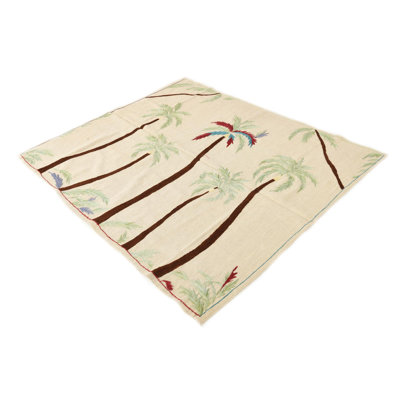 6 Ft Rectangle Perry Ivory Rug