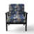 Motif victorien bleu cobalt II