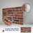 3D Faux Brick Wall Panels, Lightweight Foam Wall Paneling for Interior & Exterior Use, Paintable, Water-Resistant, 20" x 40" (Set of 9), Covers 48 Sq Ft-91683152