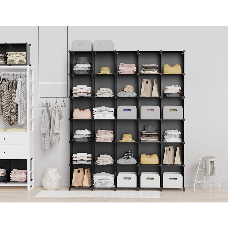 Organisateur de placard, organisateurs de rangement à 9 cubes et rangement, ...