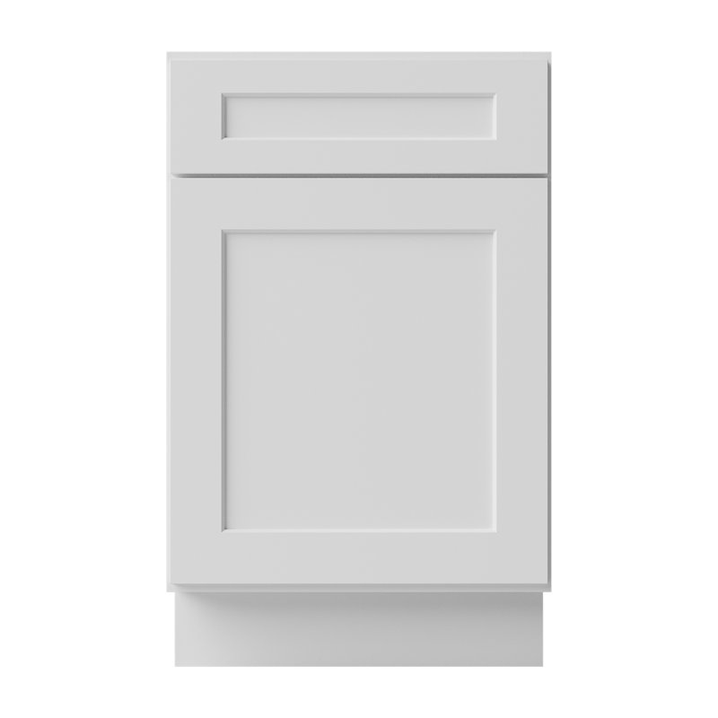 Armoire de cuisine en bois massif prêt à assembler Sinber, Blanc, 21"
