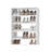 19.5" W Modular Closet System Shoe Shelf Tower Unit-124833604-135580580