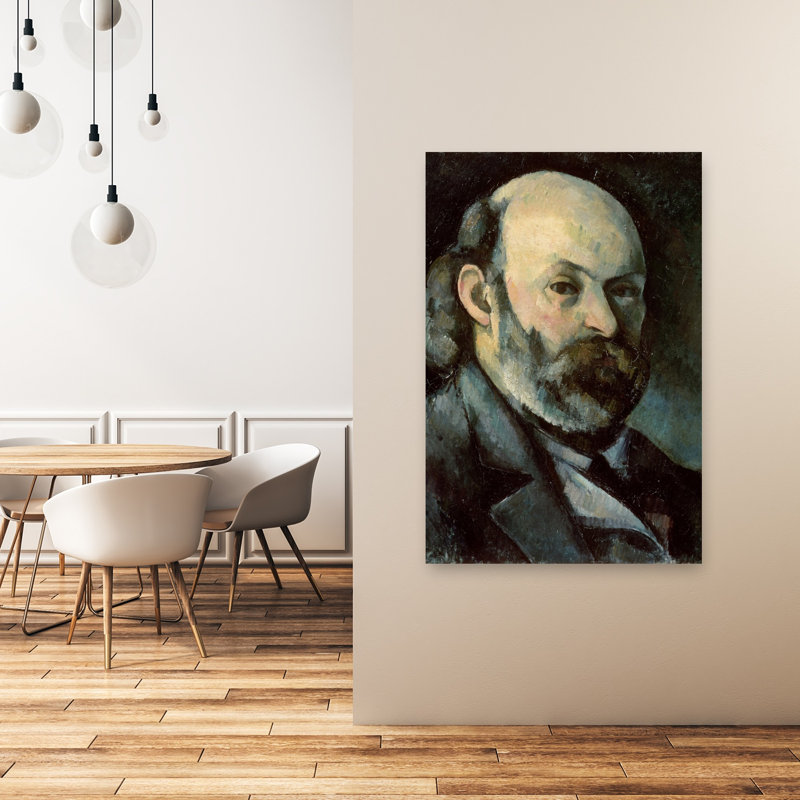 Autoportrait, vers 1879-1885. Estampe d'art mural abstraite contemporaine., H 48 po x l 32 po