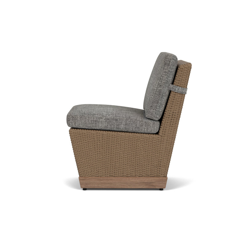 Charisma Outdoor Dining Side Chair, Black Sand