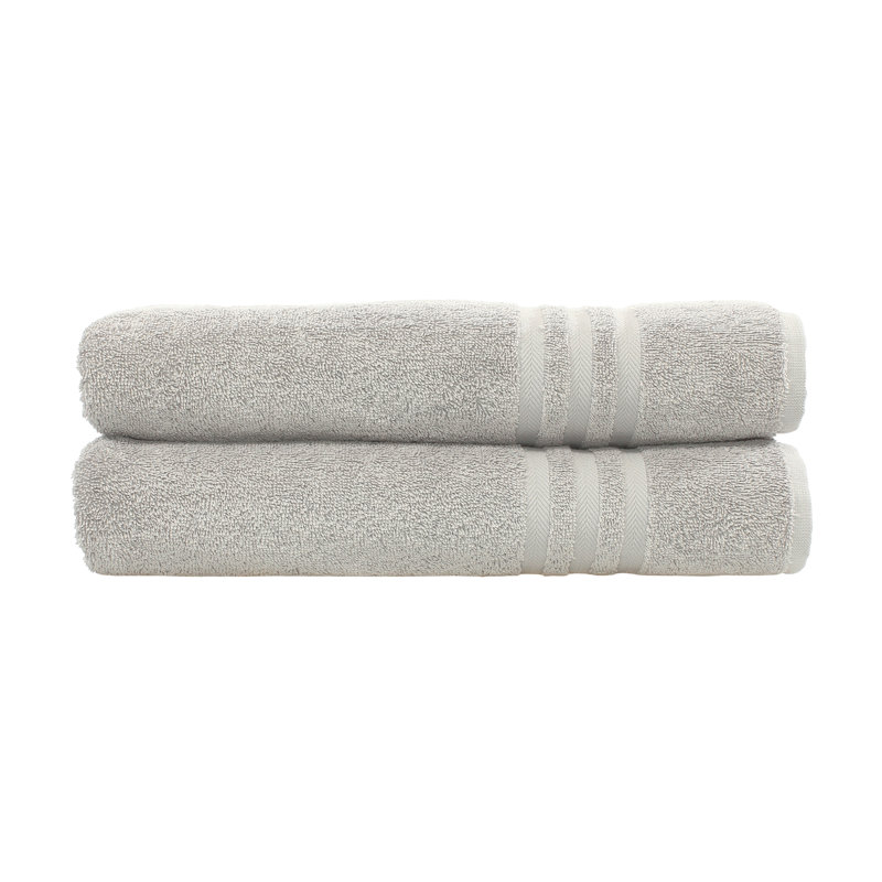Denzi Midweight Bath Towel, Gray