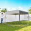 10 x 10ft Folding Pop Up Tent Canopy Outdoor Gazebo, Grey