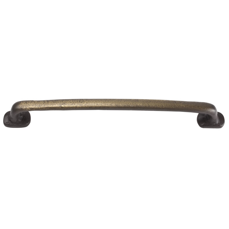 Distressed 5 1/16" Center to Center Bar pull, Aged Bronze, 6 5/16"
