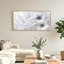 Ensemble de 1 tableau sur toile à motif floral et plumes-129348411-129348412