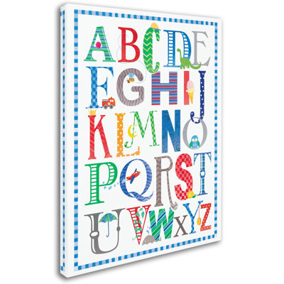 Asadulla 'Baby Boy Alpha' Textual Art on Wrapped Canvas