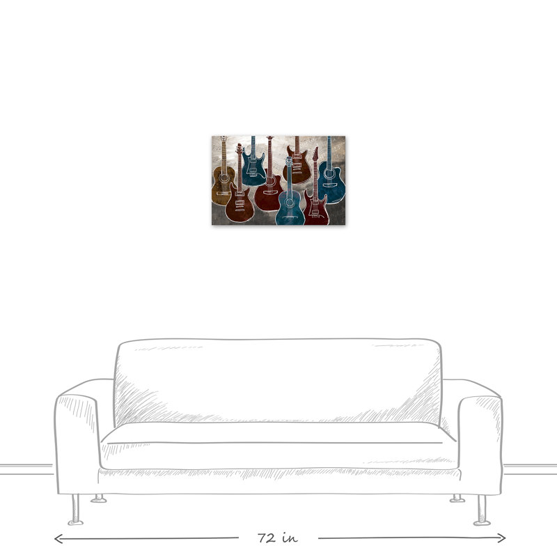 Art sur toile, H 16 po x l 24 po x P 1,25 po