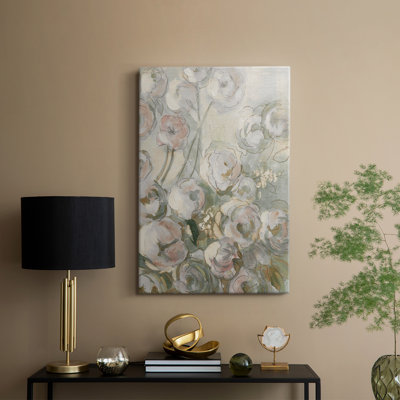 Moonlit Climbing Roses II -Gallery Wrapped Cavas