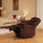 34.6'' Wide Electric Power Lift Asist Recliner Chair with Massage and Heat, Fax Leather Reclining Chair with Side Pockets & Cup Holders-1636591825