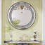 Miroir rond en cristal 33,46 "(85Cm)