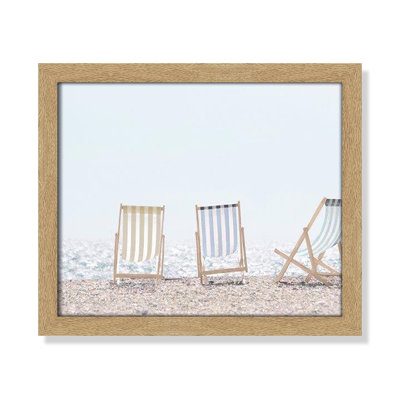 Adriatica "Beach Chairs" Print by Leah Straatsma