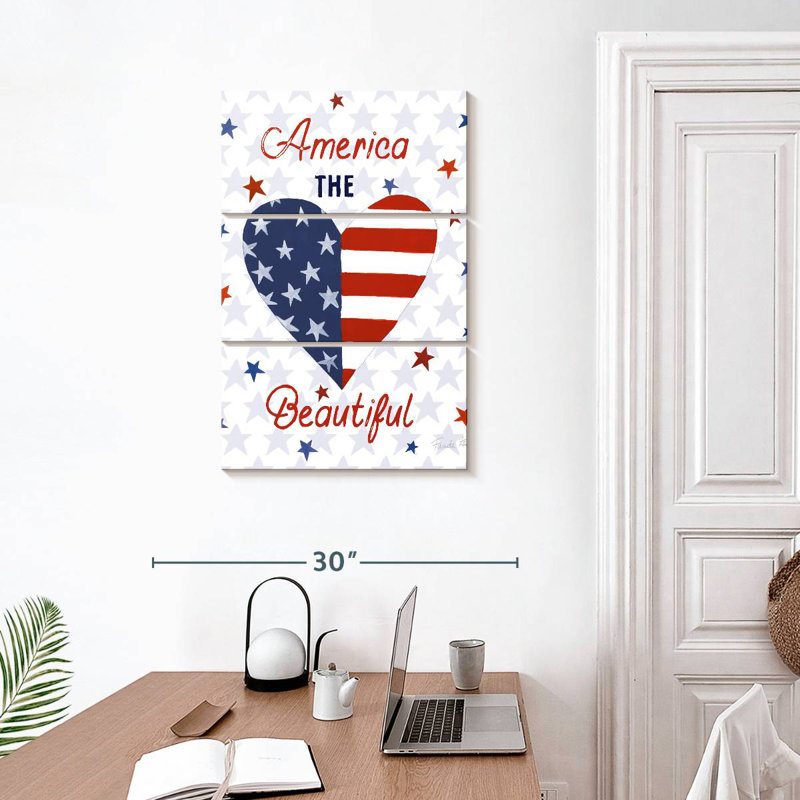 Lelend America The Beautiful II, H 32 po x l 20 po