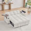 Canapé-lit en chenille de 70 po avec accoudoirs avec rangement, port USB et table d'appoint Jubilo-1773431855
