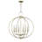 6 - Light Candle Style Globe Chandelier-907321521