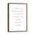 Classic Brown Wood Framed