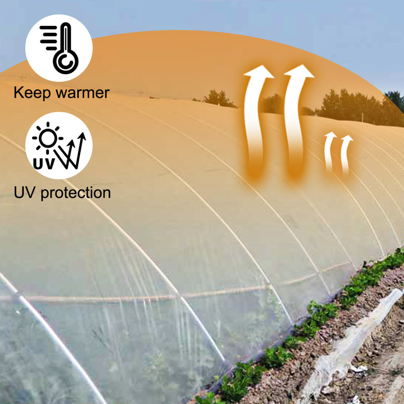 Greenhouse Shade Cloth and Cover, 0.01" H x 96" W x 300" D