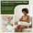 Adjustable Pregnancy Pillow – Full Body Support for Side Sleeping - Adjustable Firmness and Shape - Supports Back, Legs, Belly, HIPS for Pregnant Women - Removable Cover-1138475648