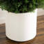 Cèdre artificiel résistant aux rayons UV dans un pot décoratif blanc (intérieur / extérieur)-989391089