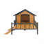 Niche pour chien unique en bois