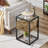 Audrinah 15.7'' W Metal Nightstand-556422167