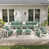 Green Cushion/White Frame