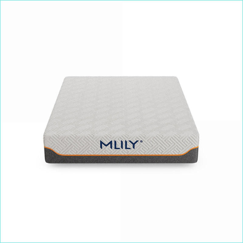 Matelas Matelas pour grand lit hybride moyen 11,5 "MLILY Fusion Supreme | Mousse + ressort | Blanc cassé