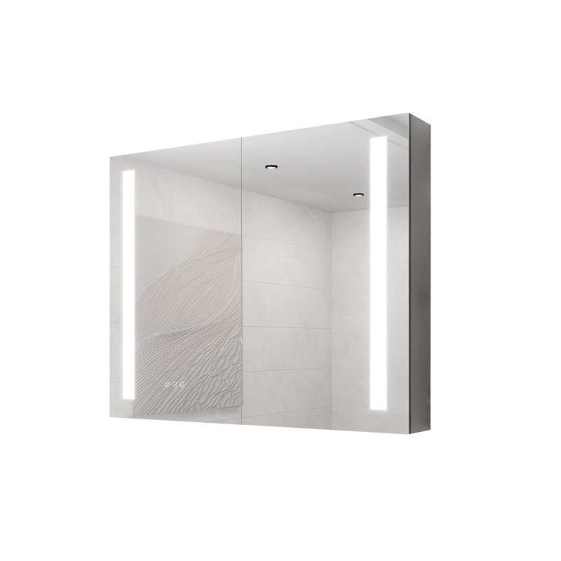 Rangement pour salle de bain Albulena, H 30 po x l 36 po x P 5 po