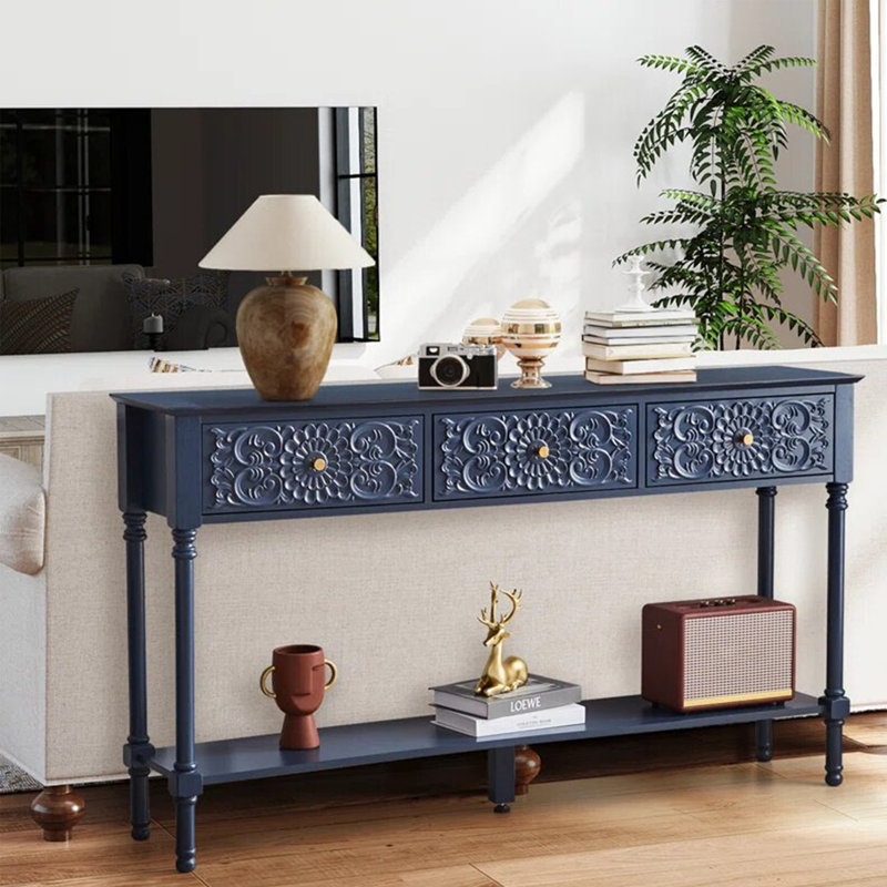 Armoire de rangement française, Bleu