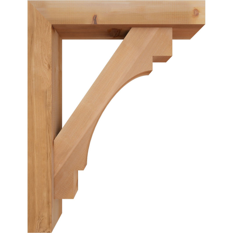 Support Merced Block avec support décalé, 34 x 26, Cèdre rouge occidental de l 5 1/2 po (lisse)