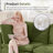 Oversized Down-Filled Modular Sofa With Ottomans-418613708-427721370
