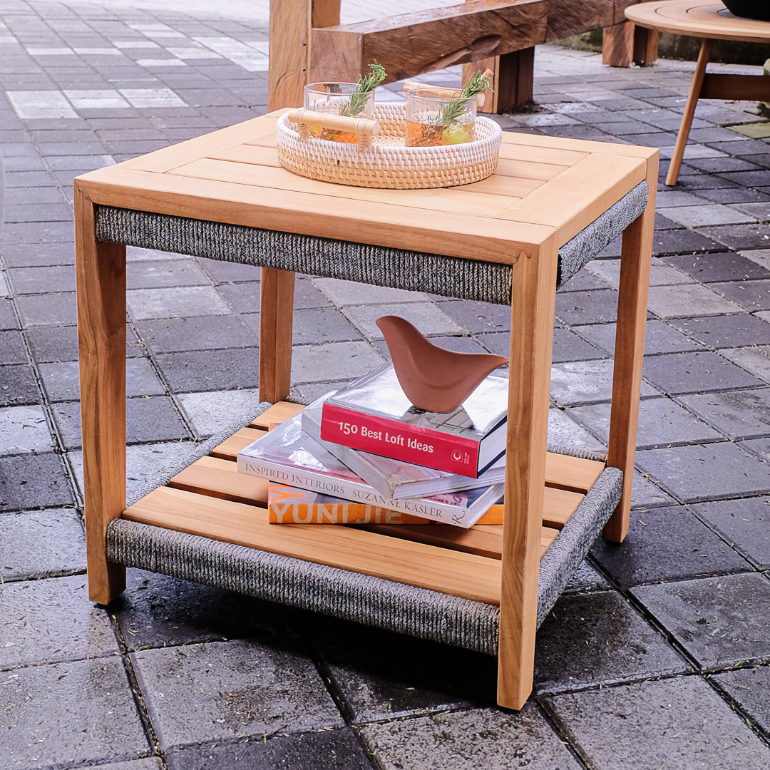 Chauncie Solid Wood Side Table Birch Lane™