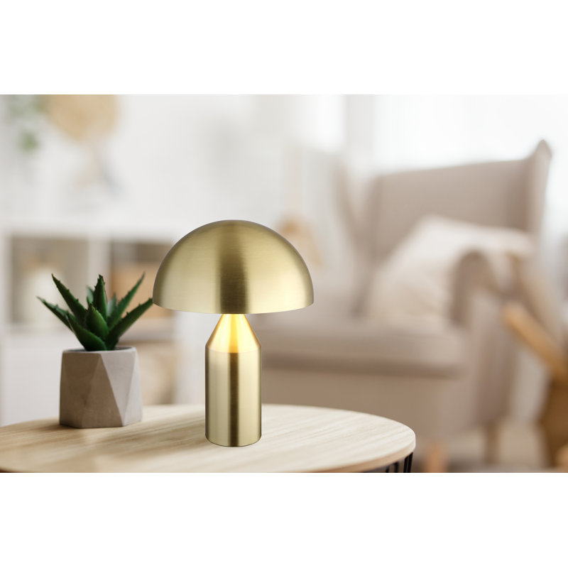 Anazagene Metal Table Lamp, Gold, Gold colours