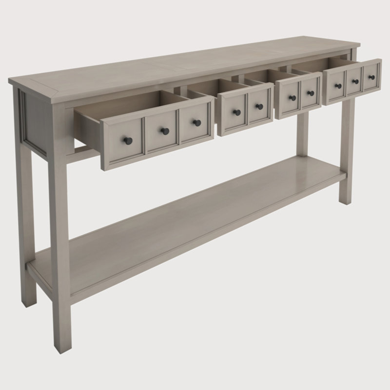 Console Rustic, Gris délavé