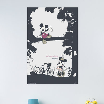 Minnie mouse-impression sur papier