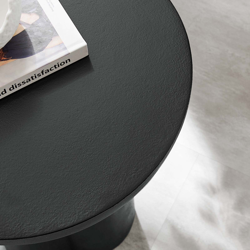 Table de bout à piédestal Modway Caspian, Noir