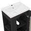 Armoire de meuble-lavabo contemporaine 20 po avec porte en verre et tablette réglable-1094196103
