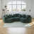 Chenille Sponge single sofa-108939561