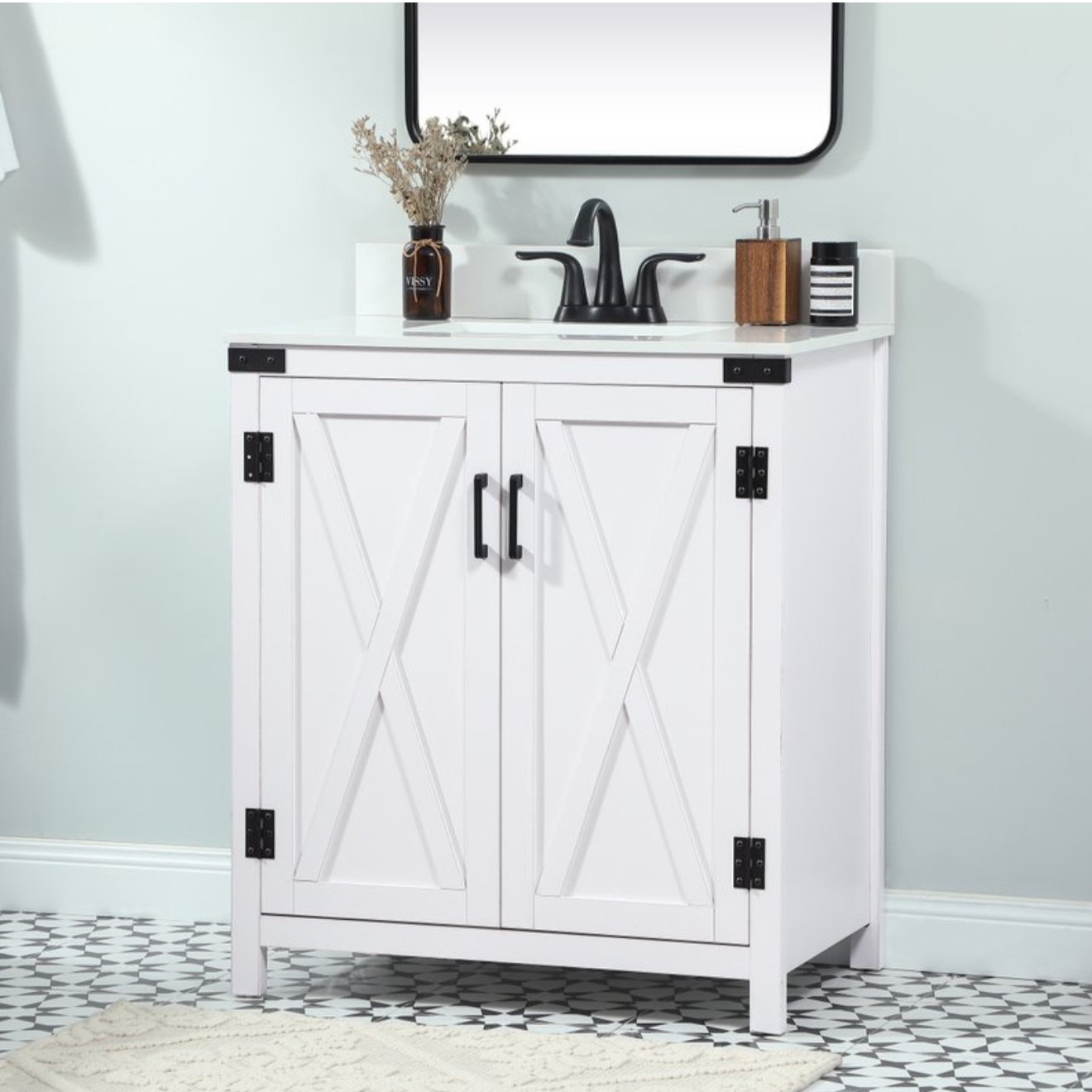 Slayton 30'' Single Bathroom Vanity, White