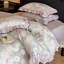 Ensemble de housse de couette floral en coton froissé à double couche-124974155-124974148
