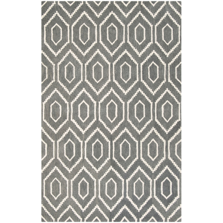 Forsberg Hand Tufted Wool Geometric Rug